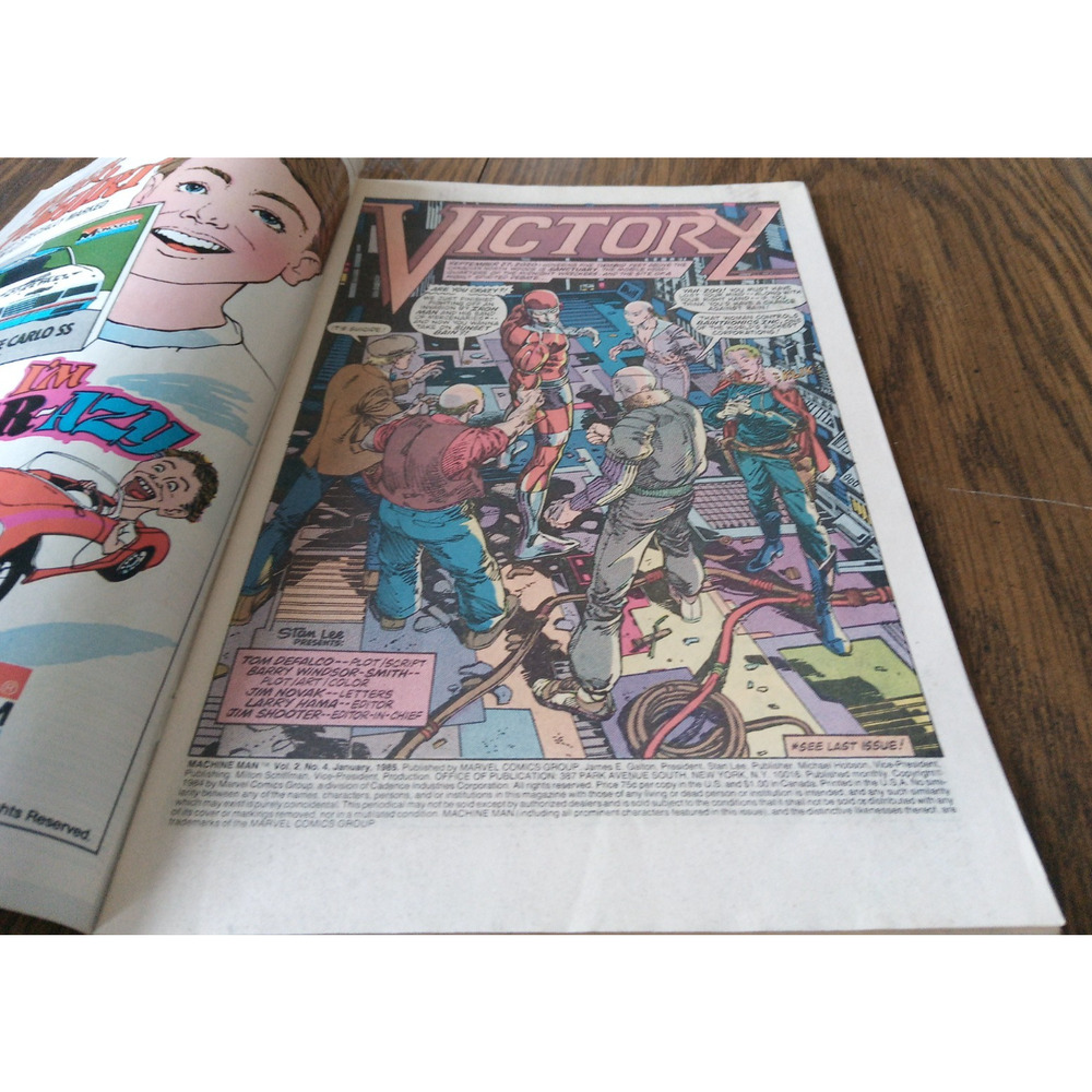 Machine Man #4 January 1985 Marvel Comics - Picture 3 of 5